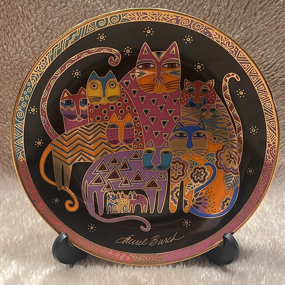 LAUREL BURCH 1994 Fabulous Felines Franklin Mint Heirloom Collection